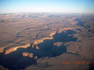 Moab trip - aerial sunrise north of Phoenix