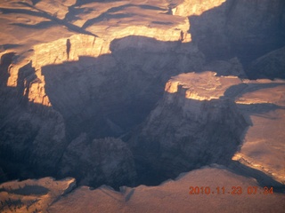 Moab trip - aerial sunrise north of Phoenix