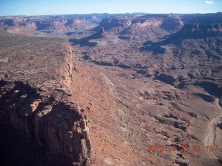 76 7dp. Moab trip - aerial Happy Canyon area