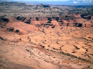 Moab trip - aerial White Wash Sand Dunes airstrip