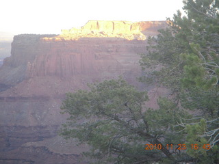 Moab trip - sunset at Canyonlands visitor center