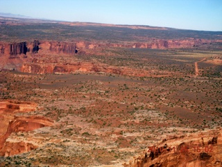 53 7dr. Moab trip - aerial - Green River canyon area