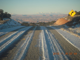 Moab trip - dawn drive to Needles