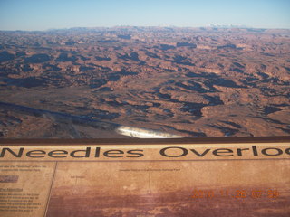 Moab trip - Needles Overlook with sign
