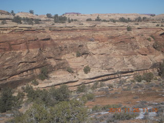 Moab trip - Needles - Confluence Overlook hike - ladder