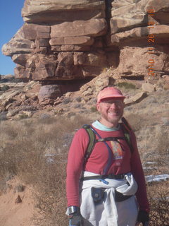 Moab trip - Needles - Confluence Overlook hike - Adam