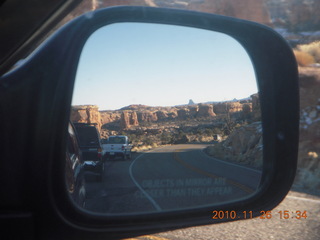 189 7ds. Moab trip - Needles in mirror