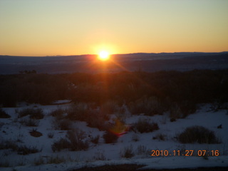 Moab trip - drive to Canyonlands Lathrop - sunrise