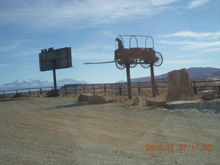 Moab trip - drive from Canyonlands - Shell station