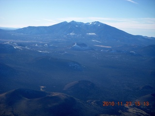 Moab trip - aerial - Arizona - Humphies Peak