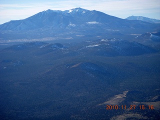 Moab trip - aerial - Arizona - Humphries Peak