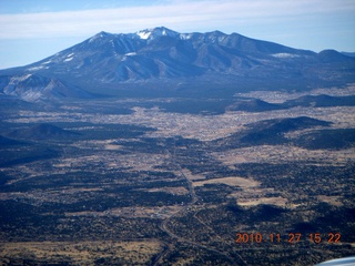 Moab trip - aerial - Arizona - Humphries Peak