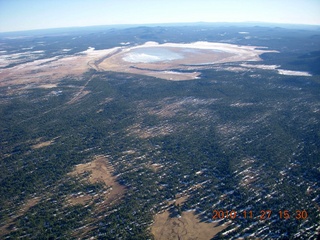 Moab trip - aerial - Arizona - Morman Lake