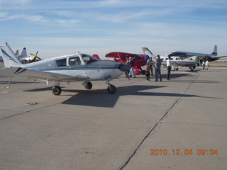 233 7e4. Coolidge Airport breakfast - N8377W