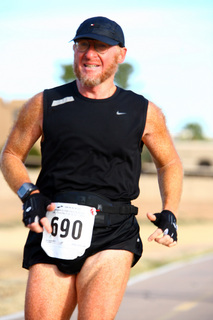 Fiesta Bowl race - Adam running