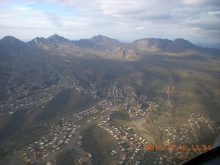 aerial - Arizona mountains