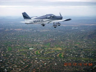 aerial - N8483R in flight