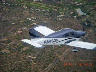 aerial - N8483R in flight