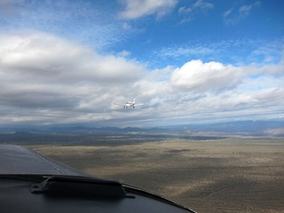 246 7ej. Sean picture - aerial - N8377W in flight