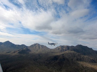 248 7ej. Sean picture - aerial - N8377W in flight