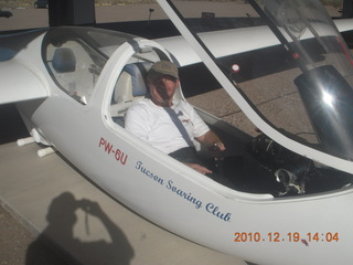 El Tiro trip - Adam in glider