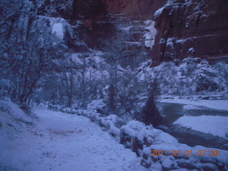 Zion National Park trip - Riverwalk pre-dawn hike