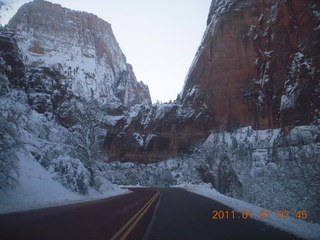 Zion National Park trip - driving