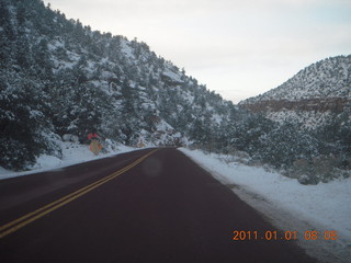 Zion National Park trip - driving