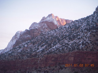 Zion National Park trip - pre-dawn