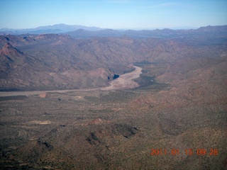 191 7ff. aerial - near Alamo Lake