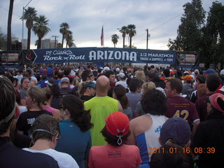 runners before P.F.Chang half-marathon