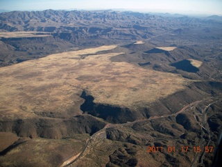 aerial - mesas north of Phoenix