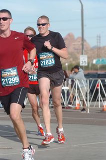 P.F.Chang half marathon - Jon running