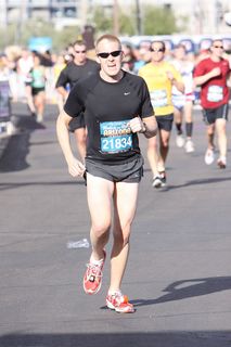 P.F.Chang half marathon - Jon running