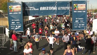 P.F.Chang half marathon - barrel cactus cluster
