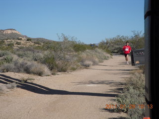 McDowell-Sonoran Challenge - Kevin running, finishing