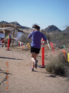 McDowell-Sonoran Challenge - Kevin running, finishing