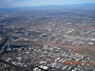 aerial - Phoenix Sky Harbor (PHX) airport