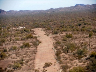 Antoine's pictures - aerial Windmill airstrip