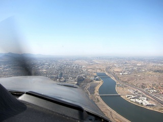 Sky Harbor fly-in - aerial - landing at PHX
