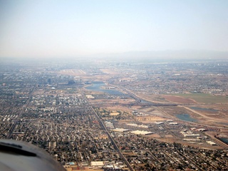 Sky Harbor fly-in - aerial - landing at PHX