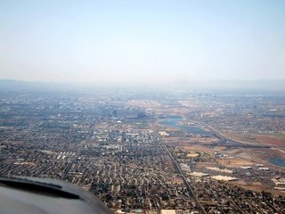 Sky Harbor fly-in - aerial - landing at PHX
