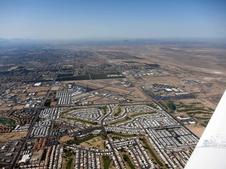 Sky Harbor fly-in - aerial - Falcon Field (flying in N8377WZ)