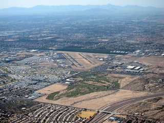 Sky Harbor fly-in - Norbert and Adam flying in N8377W