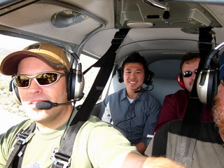 311 7g8. Sky Harbor fly-in - Sean, Norbert, and Casey flying in N8377W