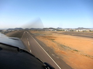 Sky Harbor fly-in - aerial - landing at Deer Valley Airport (DVT)