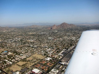 Sky Harbor fly-in Adam flying N8377W