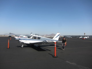 323 7g8. Sky Harbor fly-in - N8377W and Adam