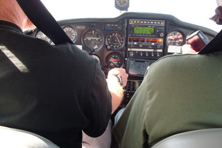 Sky Harbor fly-in - Adam, N8377W radios, Sean