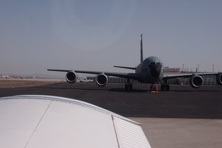 352 7g8. Sky Harbor fly-in - taxiing at PHX in N8377W